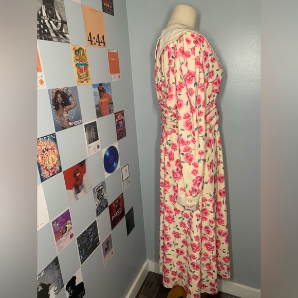 Johnny Hates Jazz Oversized Collar Floral MIDI Dress - Picture 5 of 9